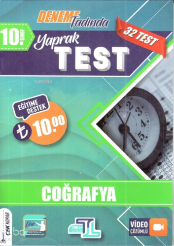 10.Sınıf Yaprak Test Coğrafya - 2022