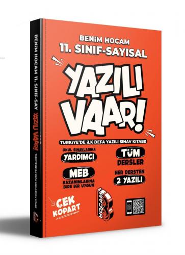 11.Sınıf Sayısal Yazılı Var Benim Hocam Yayınları
