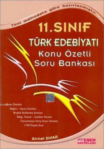 11. Sınıf Türk Edebiyatı Konu Özetli Soru Bankası