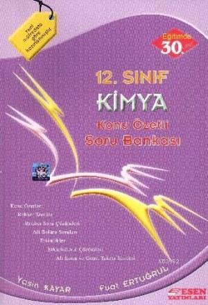 12. Sınıf Kimya Konu Özetli Soru Bankası