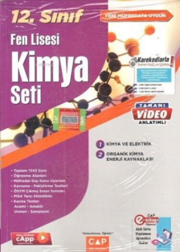 12.Sınıf Set Fen Lisesi Kimya - 2023