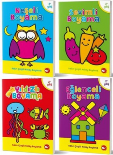 2-4 Yaş Boyama Kitapları Seti (4 Kitap Takım)