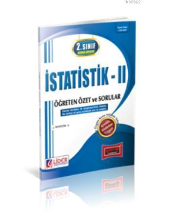 2. Sınıf Bahar Dönemi İstatistik II Öğreten Özet ve Sorular