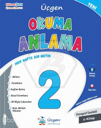 2. Sınıf Türkçe - Okuma Anlama - 36 Hafta - 2024