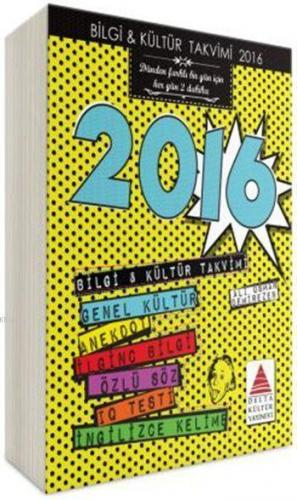 2016 Bilgi ve Kültür Takvimi