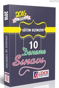 2016 KPSS Eğitim Bilimleri 10 Deneme Sınavı