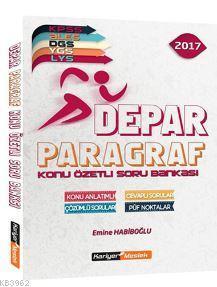2017 KPSS ALES DGS YGS LYS için Paragraf Konu Özetli Soru Bankası