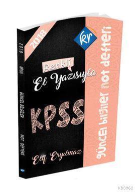 2018 Güncel Bilgiler Not Defteri