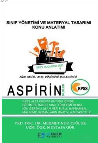 2018 KPSS Aspirin Bilgiler Sınıf Yönetimi ve Materyal Tasarımı Konu Anlatımı - Toolbox Seti 4