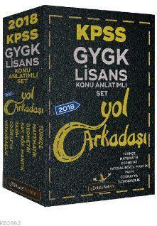 2018 KPSS Genel Yetenek Genel Kültür Yol Arkadaşı Konu Anlatımlı Modüler Set 6 Kitap