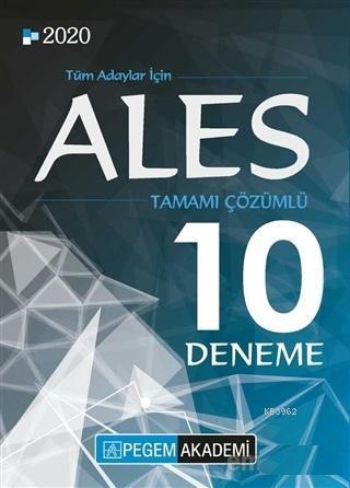 2020 ALES Tamamı Çözümlü 10 Deneme