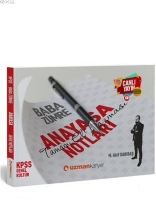 2020 KPSS Baba Zümre Anayasa Notları