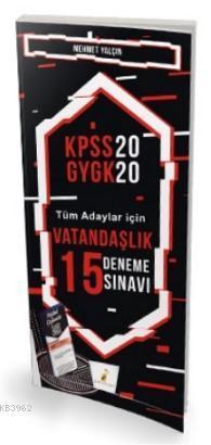 2020 KPSS Vatandaşlık 15 Deneme Sınavı Dijital Çözümlü