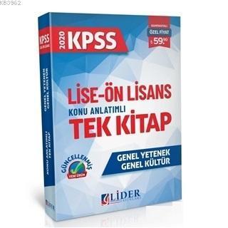 2020 Lise Ön Lisans Konu Anlatımlı Tek Kitap
