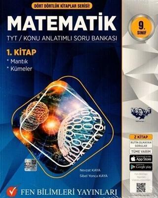 2021 9. Sınıf Dört Dörtlük Kitaplar Serisi Matematik TYT Konu Anlatımlı Soru Bankası ( 3 Kitap Set )