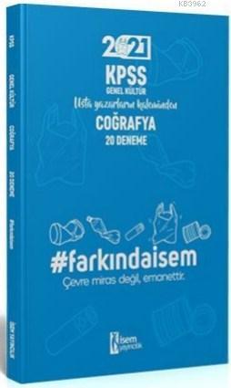 2021 KPSS Genel Kültür Coğrafya 20 Deneme İsem Yayıncılık
