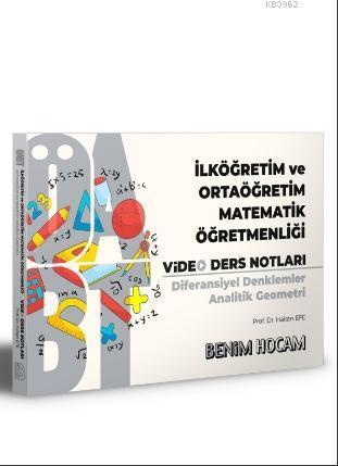 2021 ÖABT İlköğretim ve Ortaöğretim Matematik Öğretmenliği Diferansiyel Denklemler; Analitik Geometri Video Ders Notları