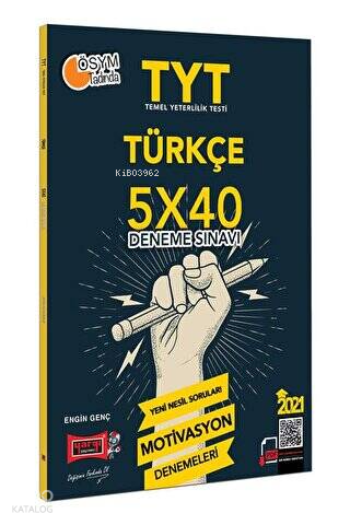2021 TYT Türkçe 5x40 Motivasyon Deneme Sınavı