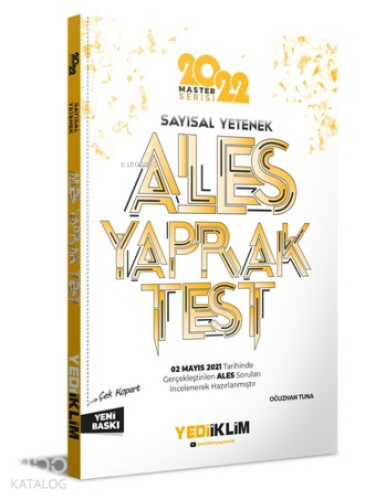 2022 Ales Sayısal Yetenek Çek Kopart Yaprak Test