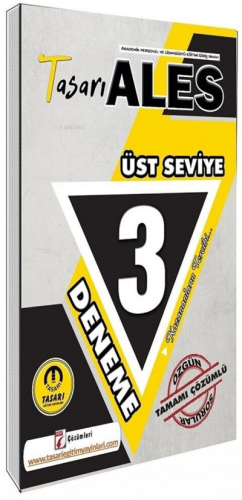 2022 ALES Üst Seviye 3 Deneme Çözümlü Tasarı Eğitim Yayınları