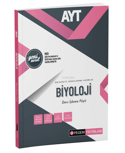 2022 AYT Biyoloji Ders İşleme Föyü