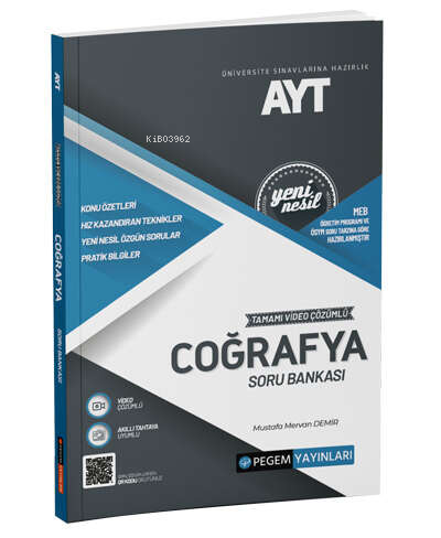 2022 AYT COĞRAFYA Tamamı Video Çözümlü Soru Bankası