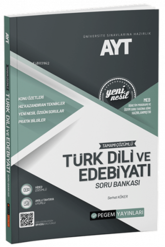 2022 AYT Tamamı Çözümlü Edebiyat Soru Bankası