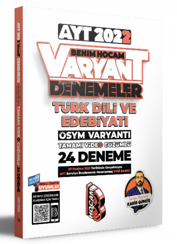 2022 AYT Türk Dili ve Edebiyatı Tamamı Video Çözümlü 12 Deneme Sınavı