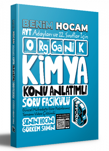 2022 AYT ve 12. Sınıflar İçin Organik Kimya Konu Anlatımlı Soru Fasikülü