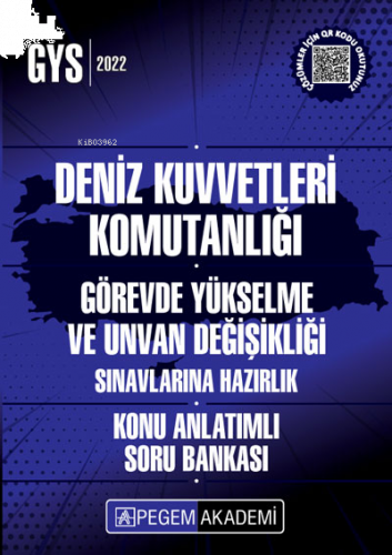 2022 Deniz Kuvvetleri Komutanlığı Görevde Yükselme Konu Anlatımlı Soru Bankası