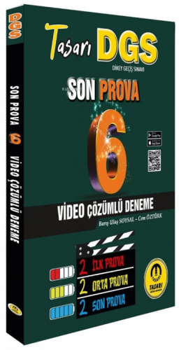 2022 DGS Son Prova 6 Çözümlü Deneme Tasarı Eğitim Yayınları