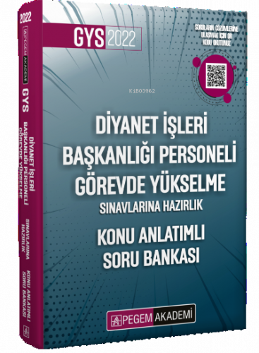 2022 Diyanet İşleri Başkanlığı Personeli Görevde Yükselme Sınavlarına Hazırlık Konu Anlatımlı Soru Bankası