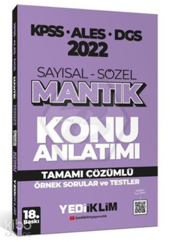 2022 Kpss-Ales-Dgs Sayısal-Sözel Mantık Konu Anlatımı