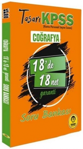 2022 KPSS Coğrafya 18 de 18 Net Soru Bankası Tasarı Eğitim Yayınları