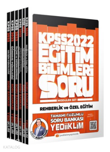 2022 KPSS Eğitim Bilimleri Tamamı Çözümlü Soru Bankası Modüler Set