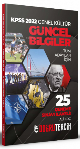 2022 KPSS Genel Kültür Güncel Bilgiler 25 Deneme Sınavı İlaveli