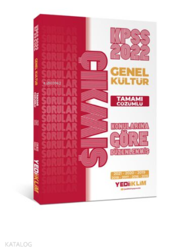 2022 KPSS Genel Kültür Konularına Göre Tamamı Çözümlü Çıkmış Sorular