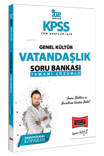 2022 KPSS Genel Kültür Tamamı Çözümlü Vatandaşlık Soru Bankası