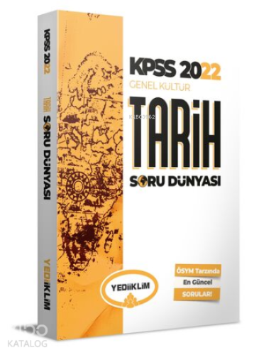 2022 KPSS Genel Kültür Tarih Soru Dünyası