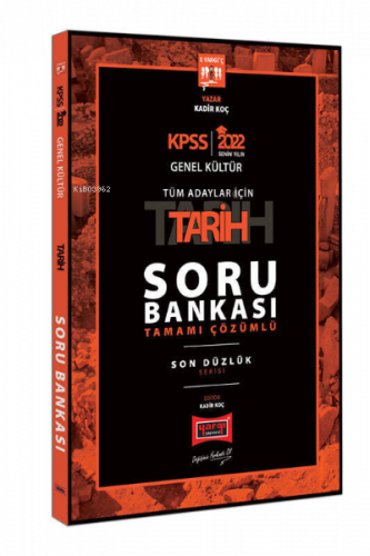 2022 KPSS Genel Kültür Tüm Adaylar İçin Son Düzlük 5 Yargıç Tamamı Çözümlü Tarih Soru Bankası
