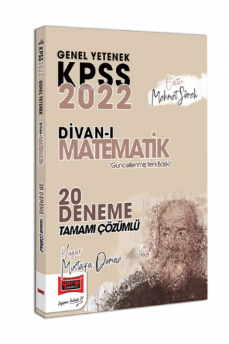2022 KPSS Genel Yetenek Divan-ı Matematik Tamamı Çözümlü 20 Deneme