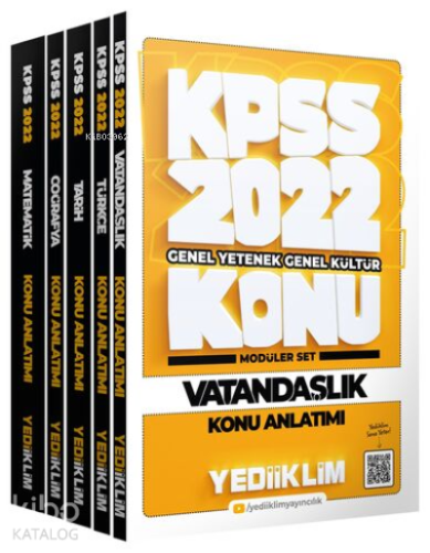 2022 KPSS Genel Yetenek Genel Kültür Konu Anlatımlı Modüler Set