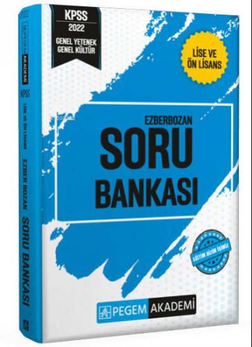 2022 KPSS Genel Yetenek Genel Kültür Lise Ve Ön lisans Ezberbozan Soru