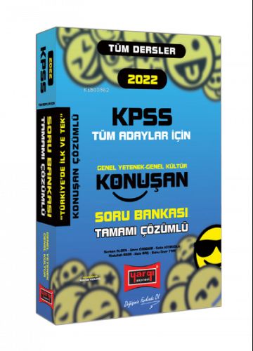2022 KPSS Genel Yetenek Genel Kültür ; Tüm Dersler Tamamı Çözümlü Konuşan Soru Bankası