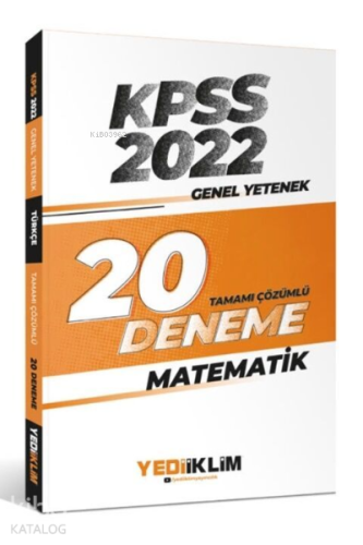 2022 Kpss Gy Matematik Çöz.20 Deneme