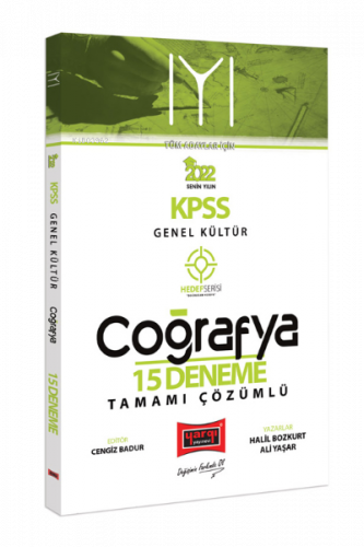 2022 KPSS Lisans Genel Kültür Tüm Adaylar İçin Hedef Serisi IYI Coğrafya Tamamı Çözümlü 15 Deneme