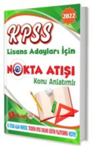 2022 KPSS Lisans Nokta Atışı Konu Kitabı