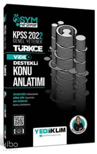 2022 Kpss Türkçe Ösym Ne Sorar Vid.Dest.Konu Anl.