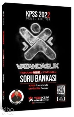 2022 Kpss Vatandaşlık Atölye Vid.Çöz.Soru Bank.