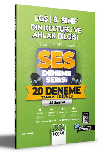 2022 LGS 8.Sınıf Din Kültürü ve Ahlak Bilgisi SES Deneme Serisi 20 Deneme
